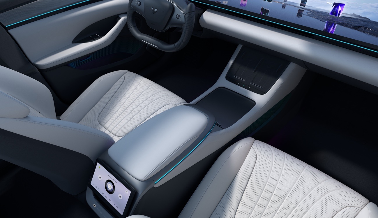 The steering wheel of a carDescription has been automatically generated.
